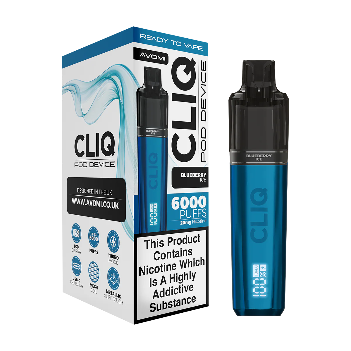 Avomi Cliq 6000 Puff Vape Kit - Image 10