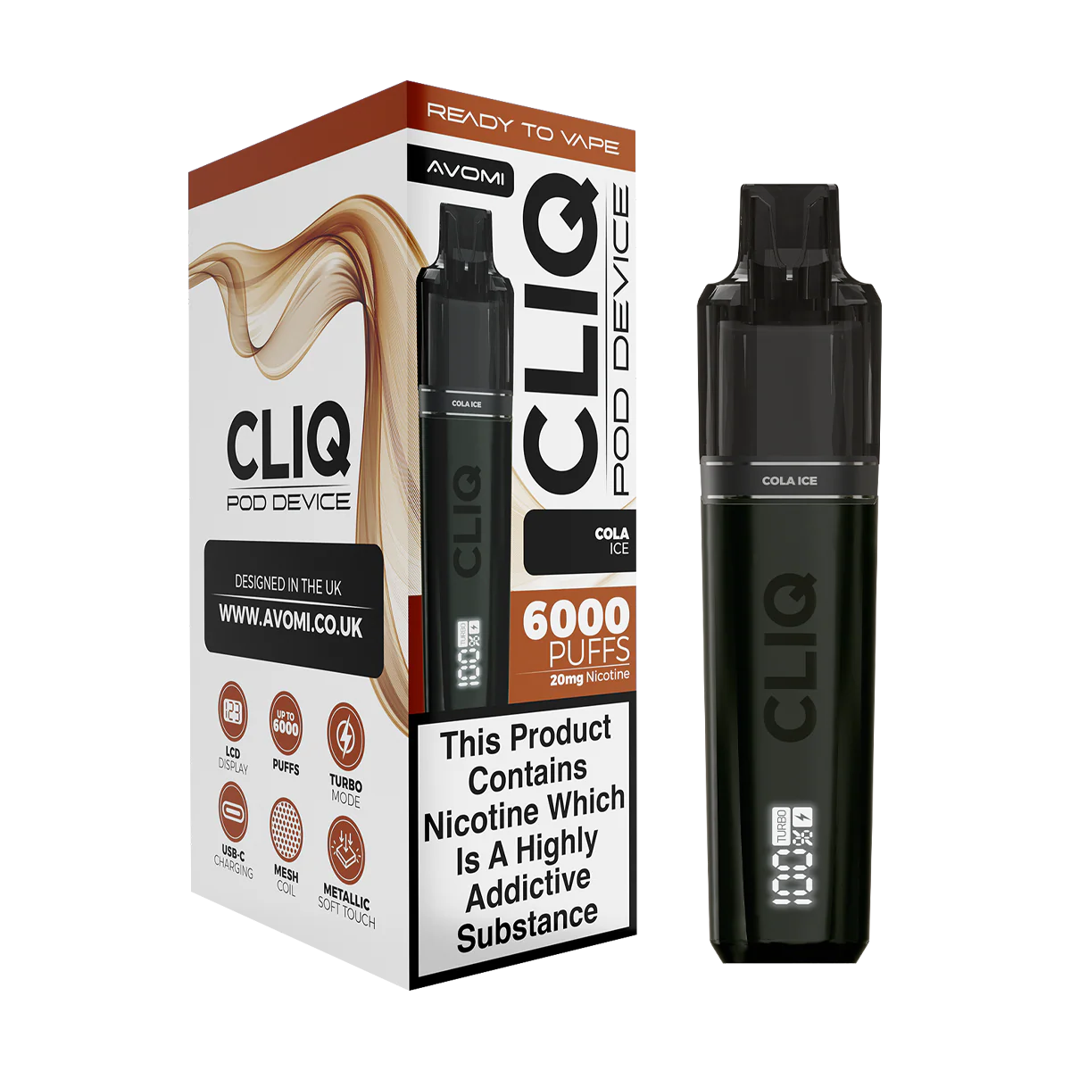 Avomi Cliq 6000 Puff Vape Kit - Image 11