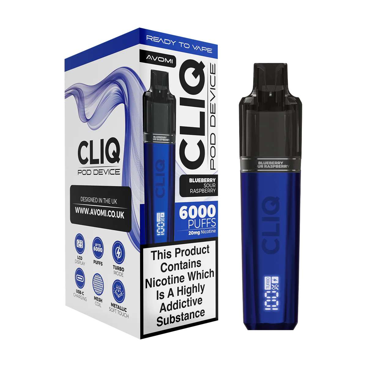 Avomi Cliq 6000 Puff Vape Kit - Image 12