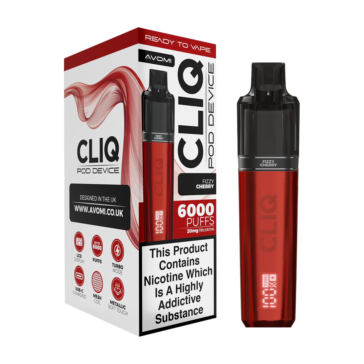 Avomi Cliq 6000 Puff Vape Kit - Image 3