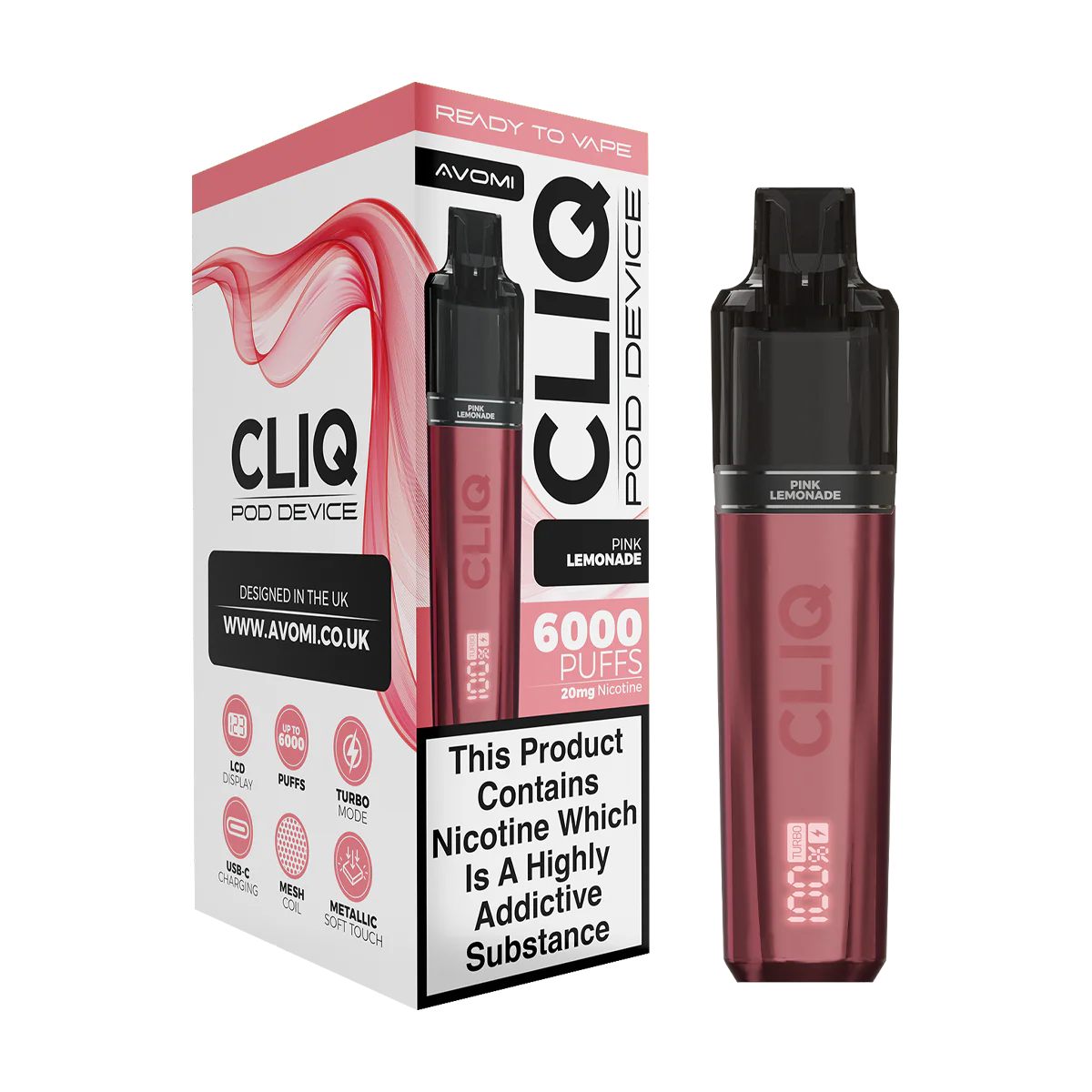 Avomi Cliq 6000 Puff Vape Kit - Image 6