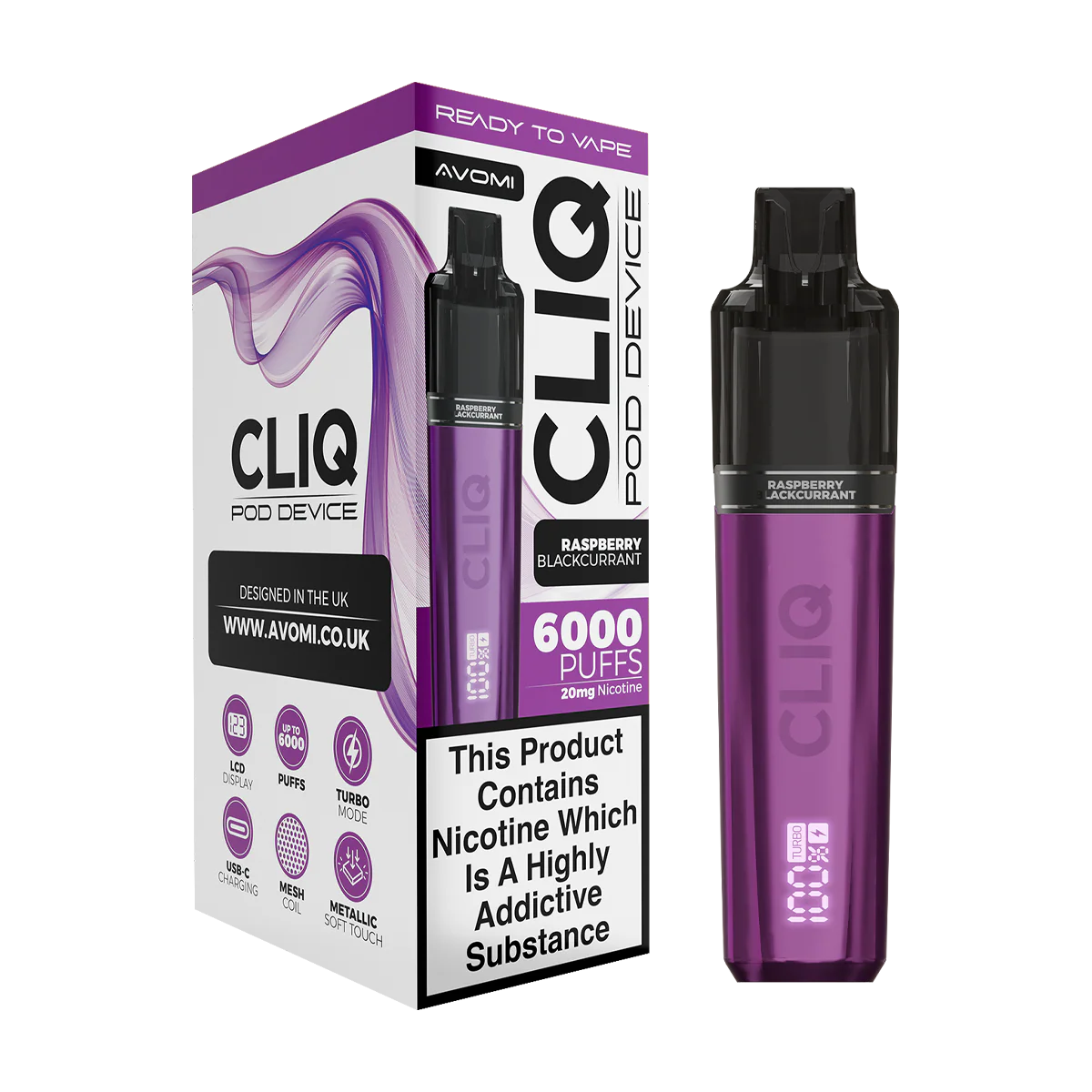 Avomi Cliq 6000 Puff Vape Kit - Image 7