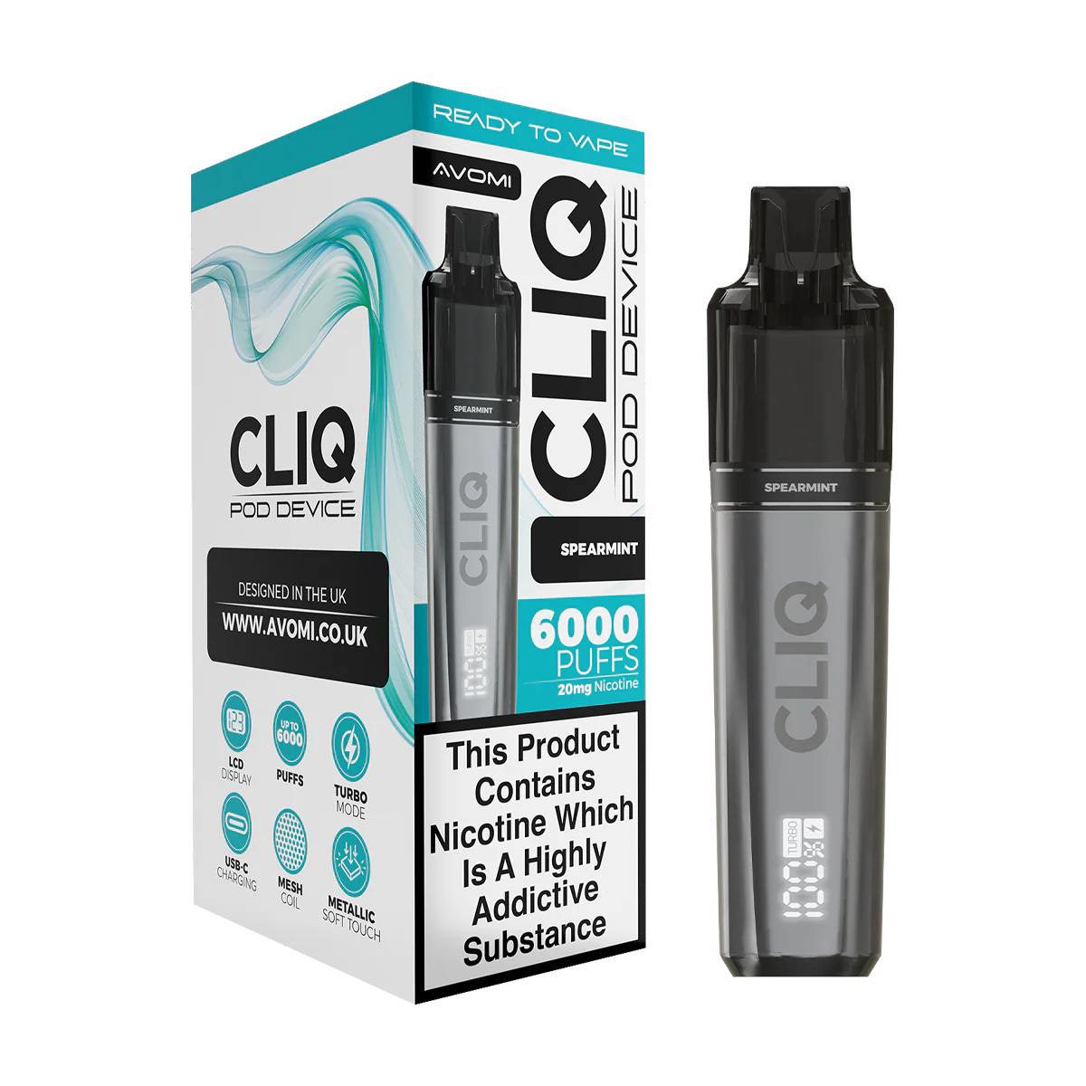 Avomi Cliq 6000 Puff Vape Kit - Image 9