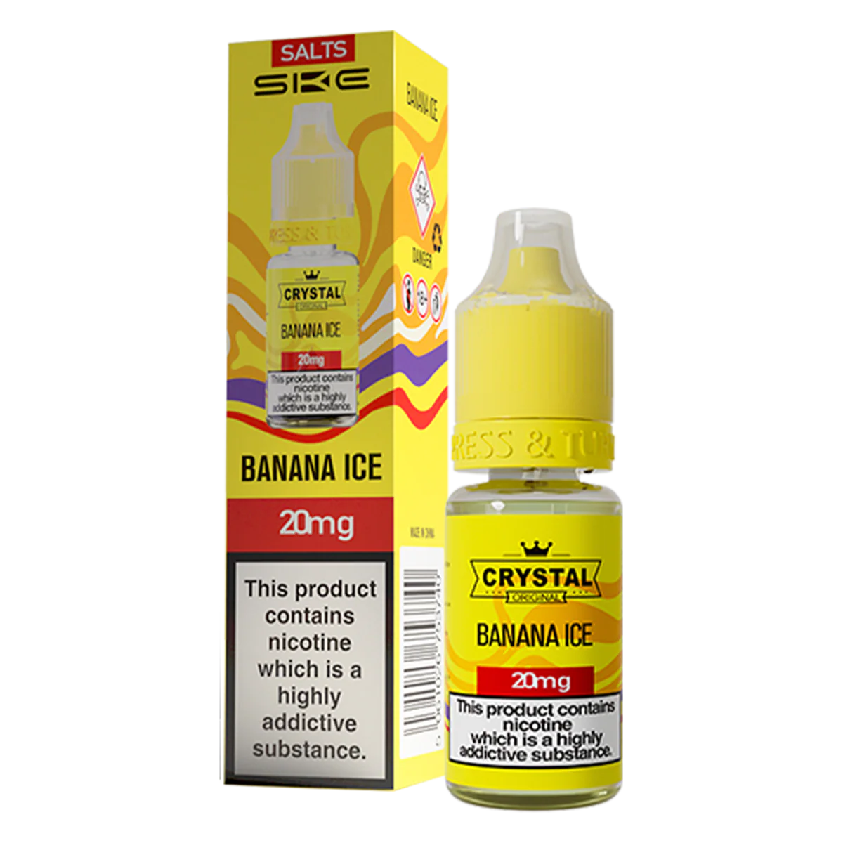 Banana Ice Nic Salt by SKE Crystal - Image 2