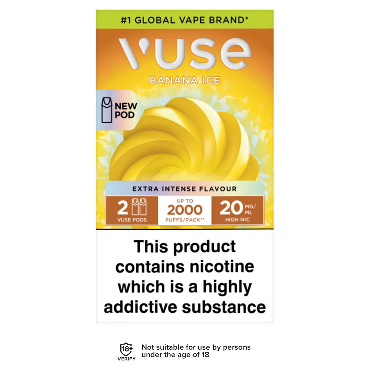 Banana Ice Vuse Pro Pods - Image 2