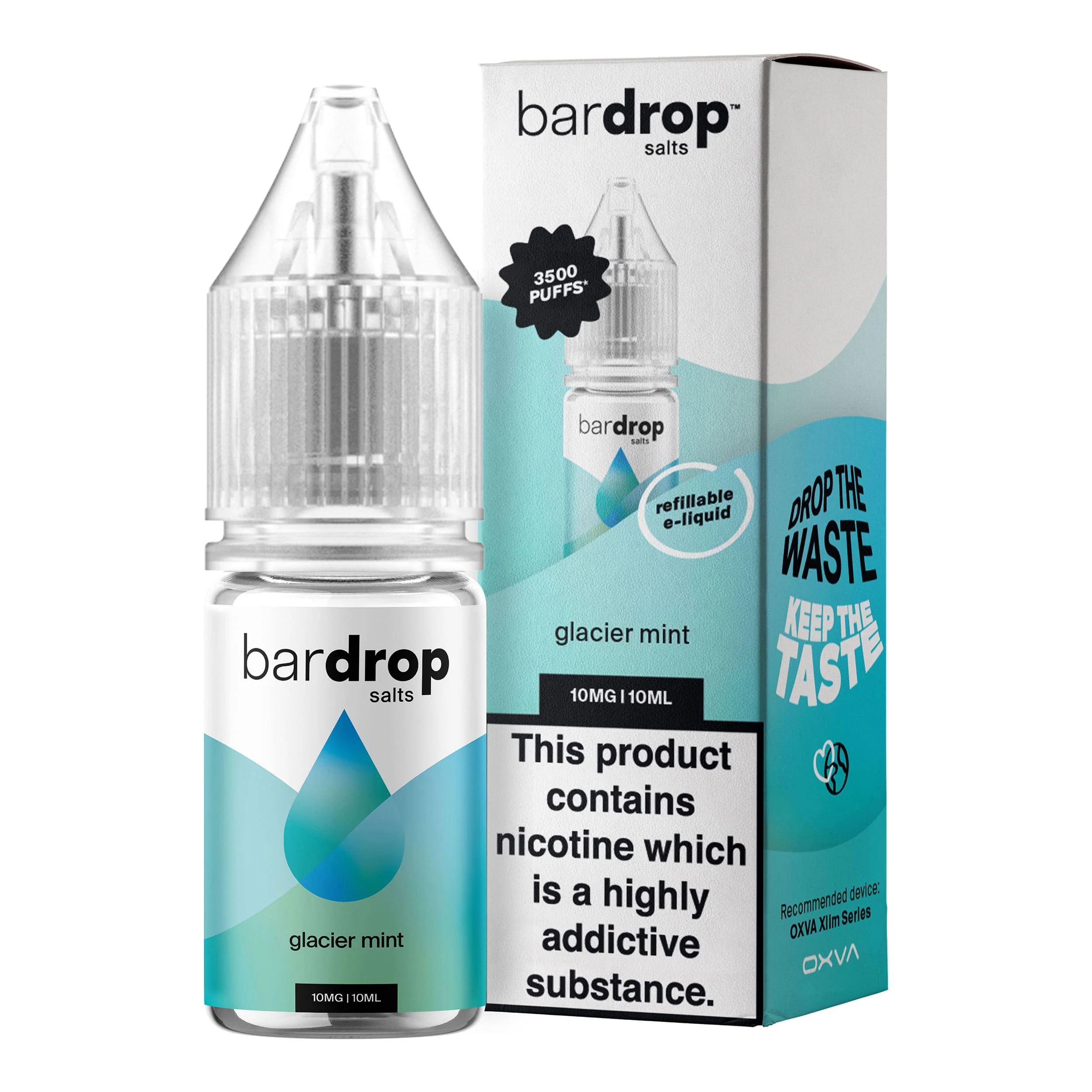 Glacier Mint Nic Salt E-Liquid by Bar Drop - Image 2