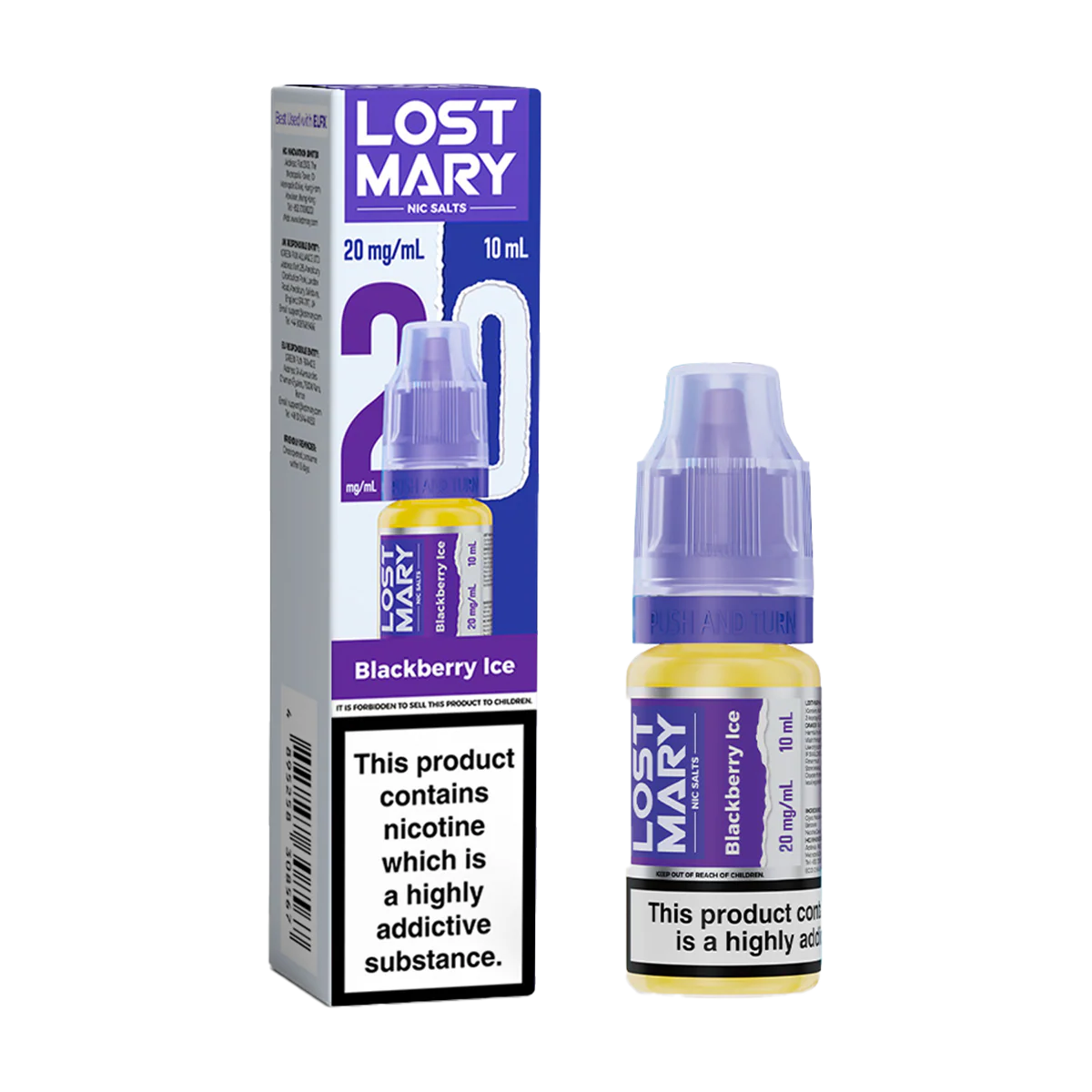 Blackberry Ice Lost Mary Nic Salt