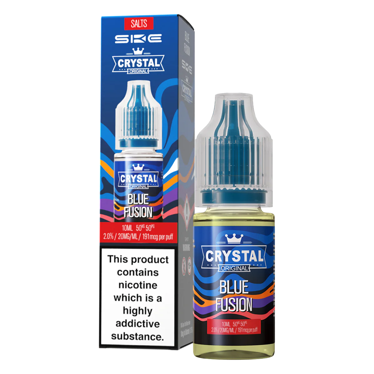 Blue Fusion Nic Salt by SKE Crystal 10ml - Image 2