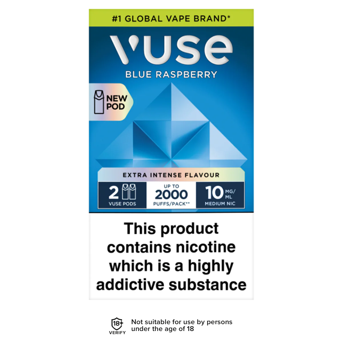 Blue Raspberry Vuse Pro Pods