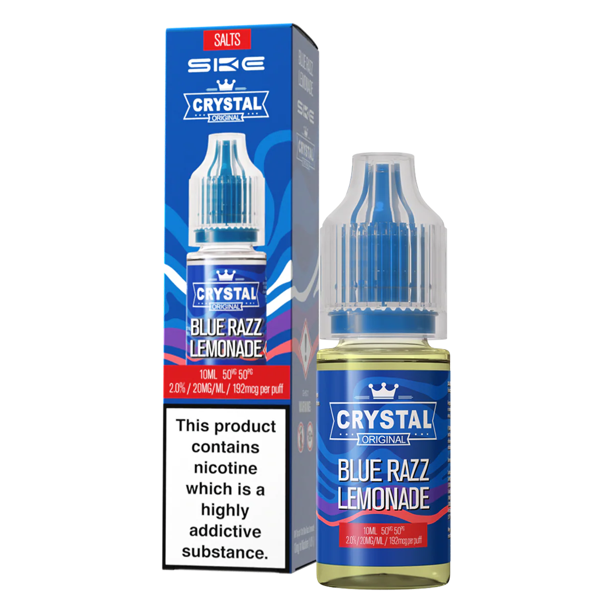 Blue Razz Lemonade Nic Salt by SKE Crystal 10ml - Image 2