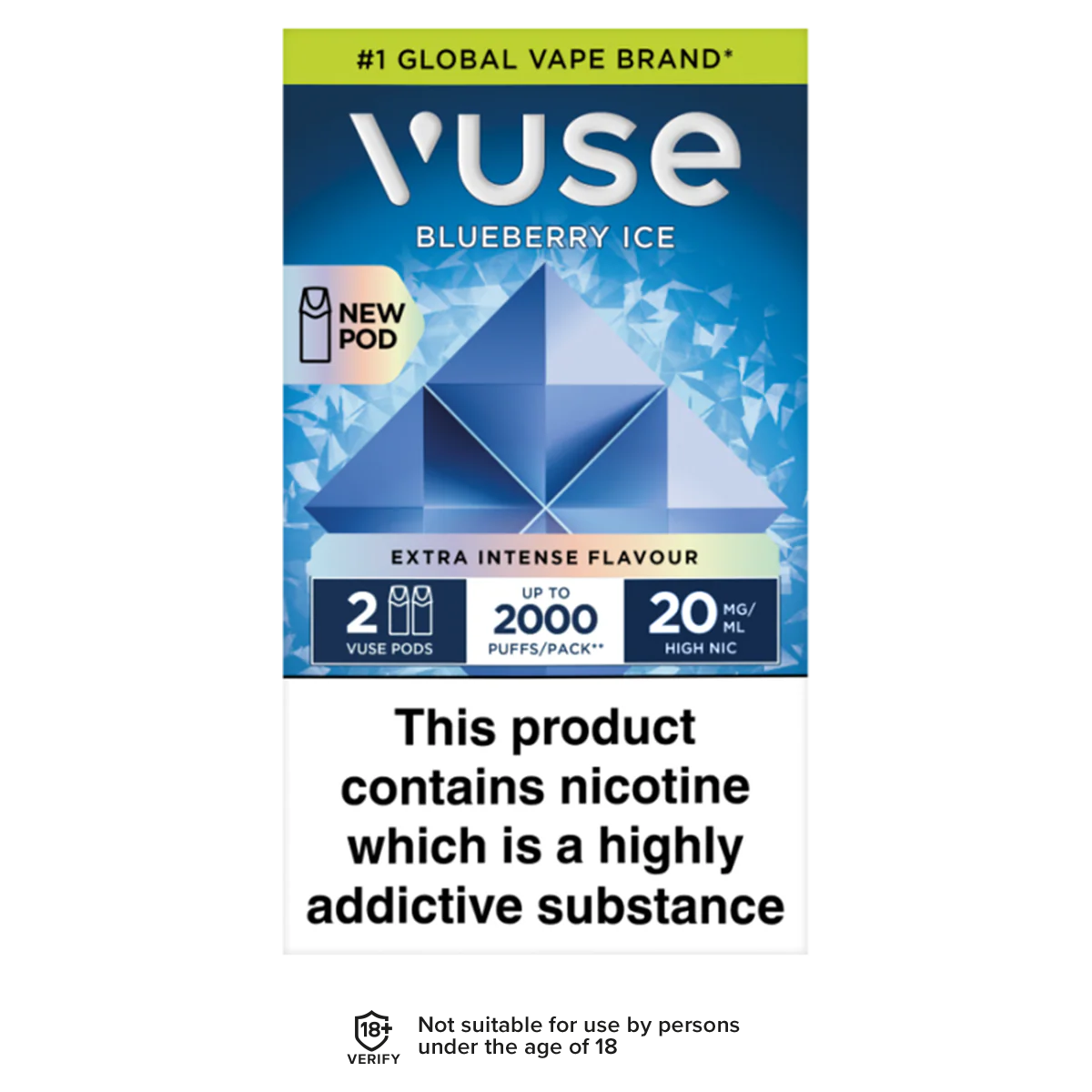 Blueberry Ice Vuse Pro Pods - Image 2