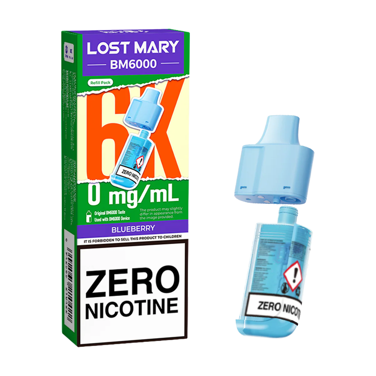 Blueberry Lost Mary BM6000 Refill Pack - Image 3
