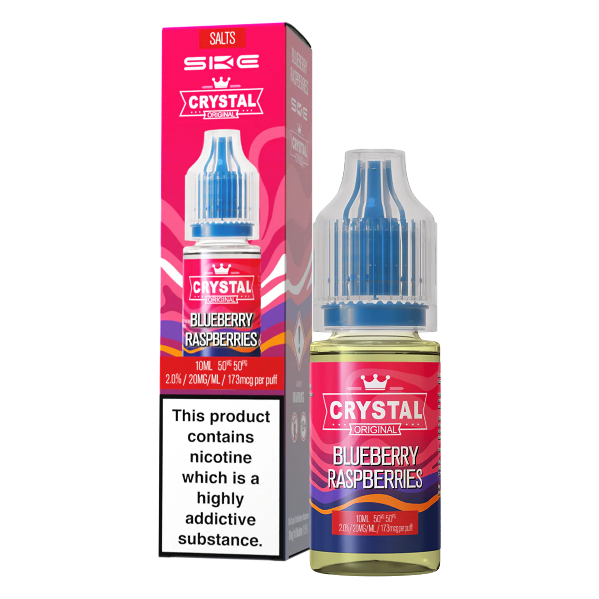 Blueberry Raspberries Nic Salt by SKE Crystal 10ml - Image 2