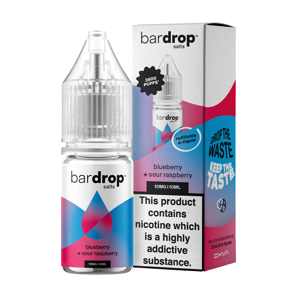 Blueberry Sour Raspberry Nic Salt by Bar Drop