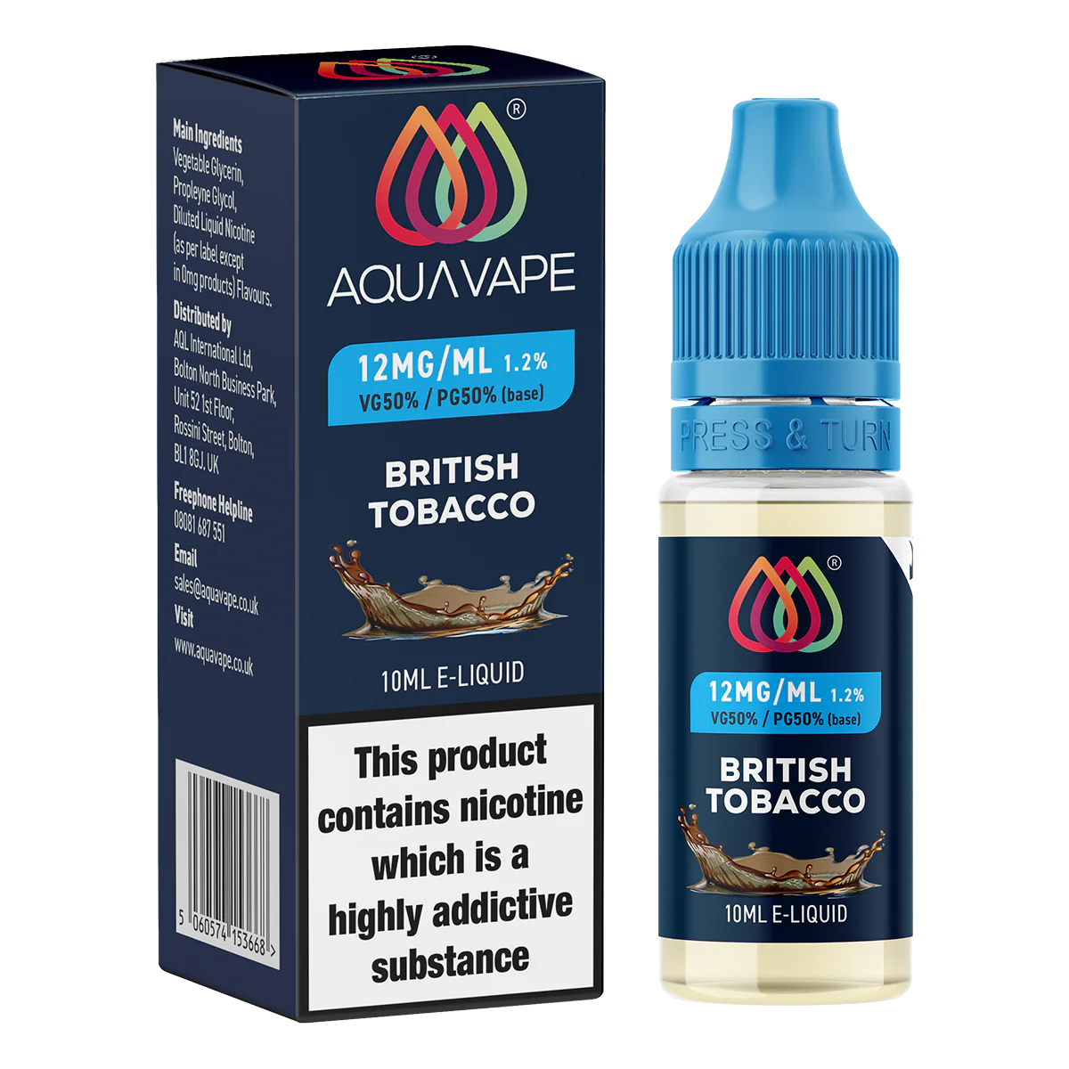 British Tobacco by Aquavape - 10ml - Image 4
