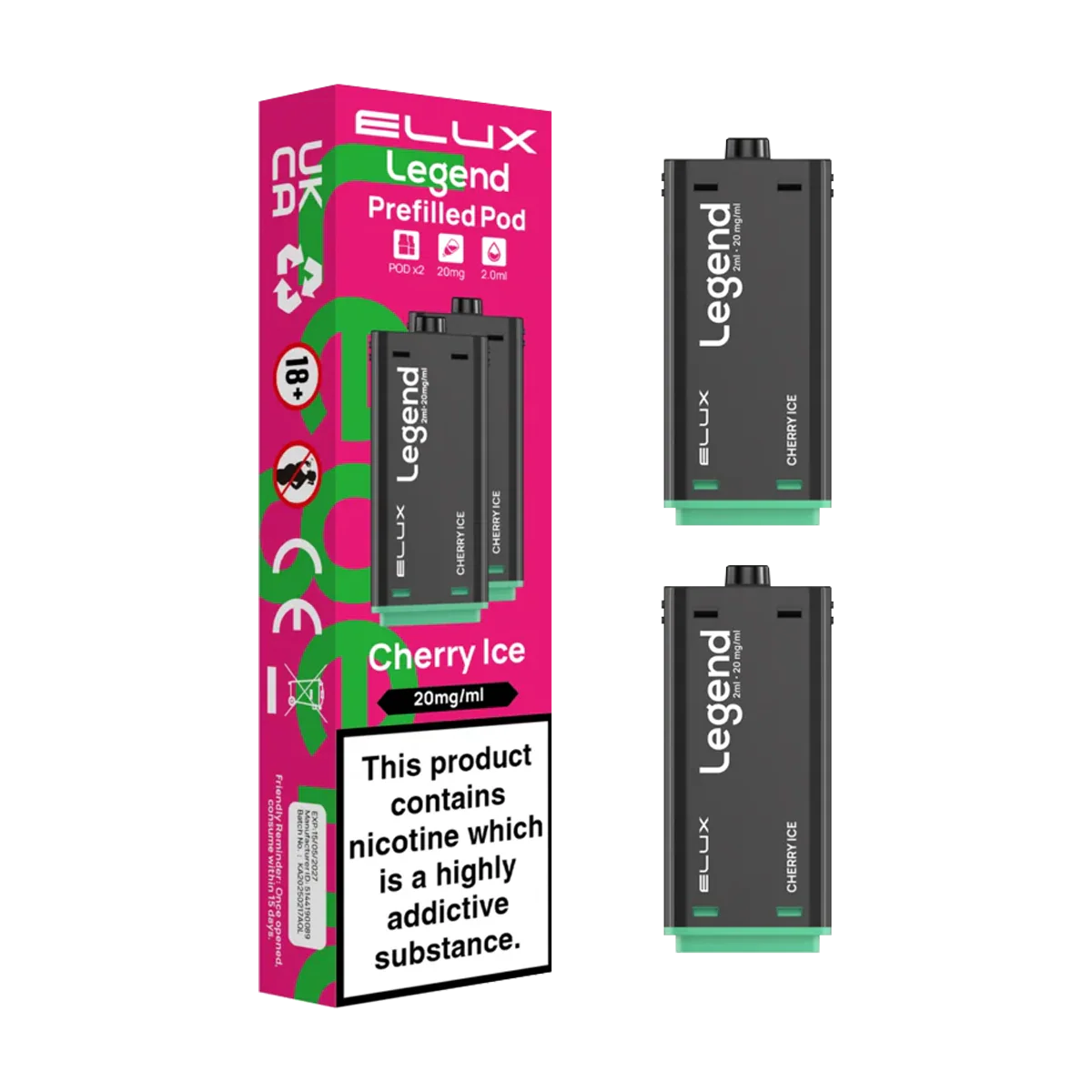 Cherry Ice Elux Legend 1500 Pods