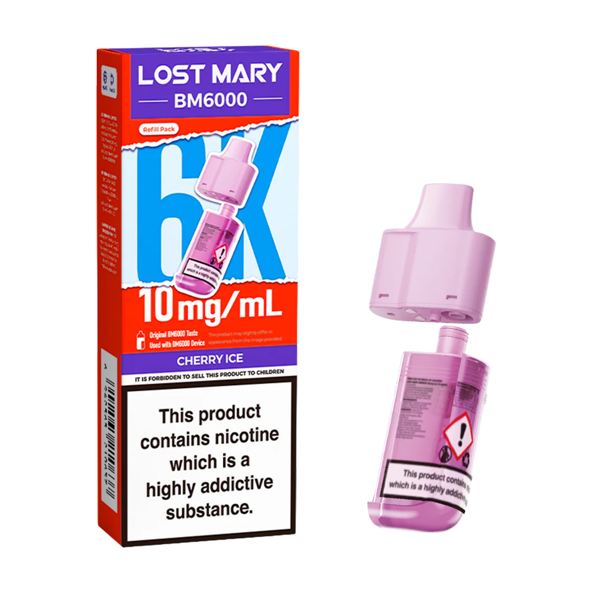 Cherry Ice Lost Mary BM6000 Refill Pack - Image 2