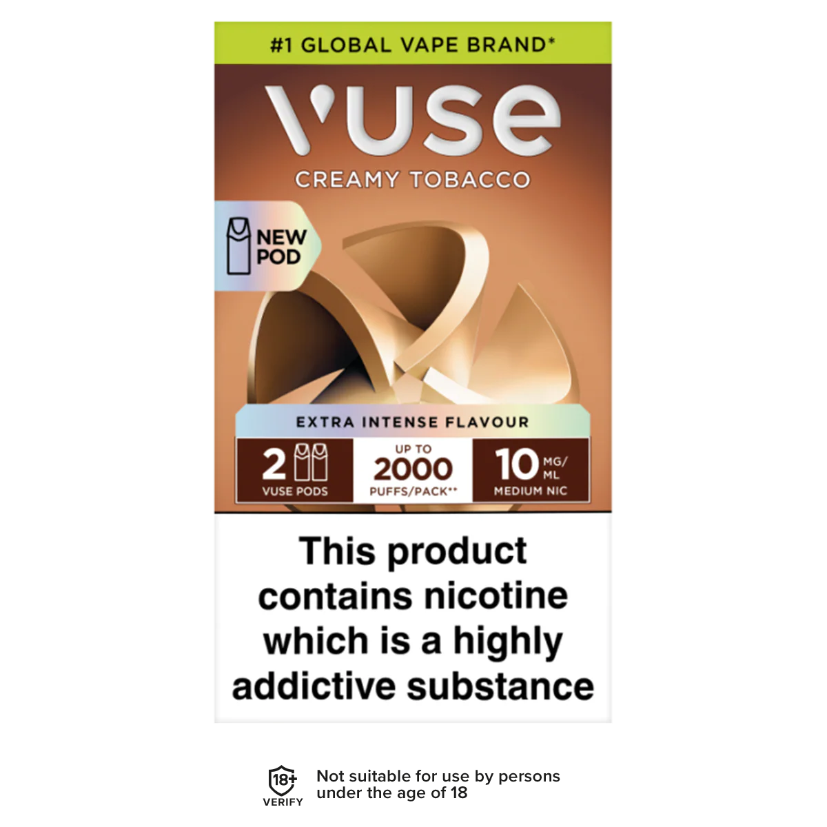Creamy Tobacco Vuse Pro Pods