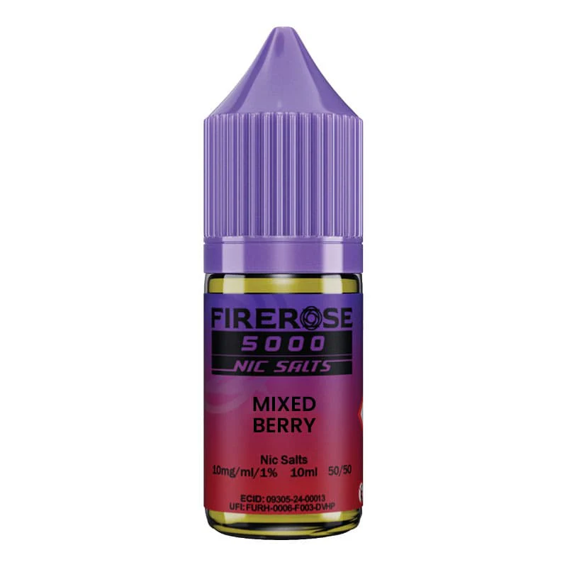 Firerose 5000 Mixed Berry Soda Nic Salt E-Liquid by Eluxtech - Image 2
