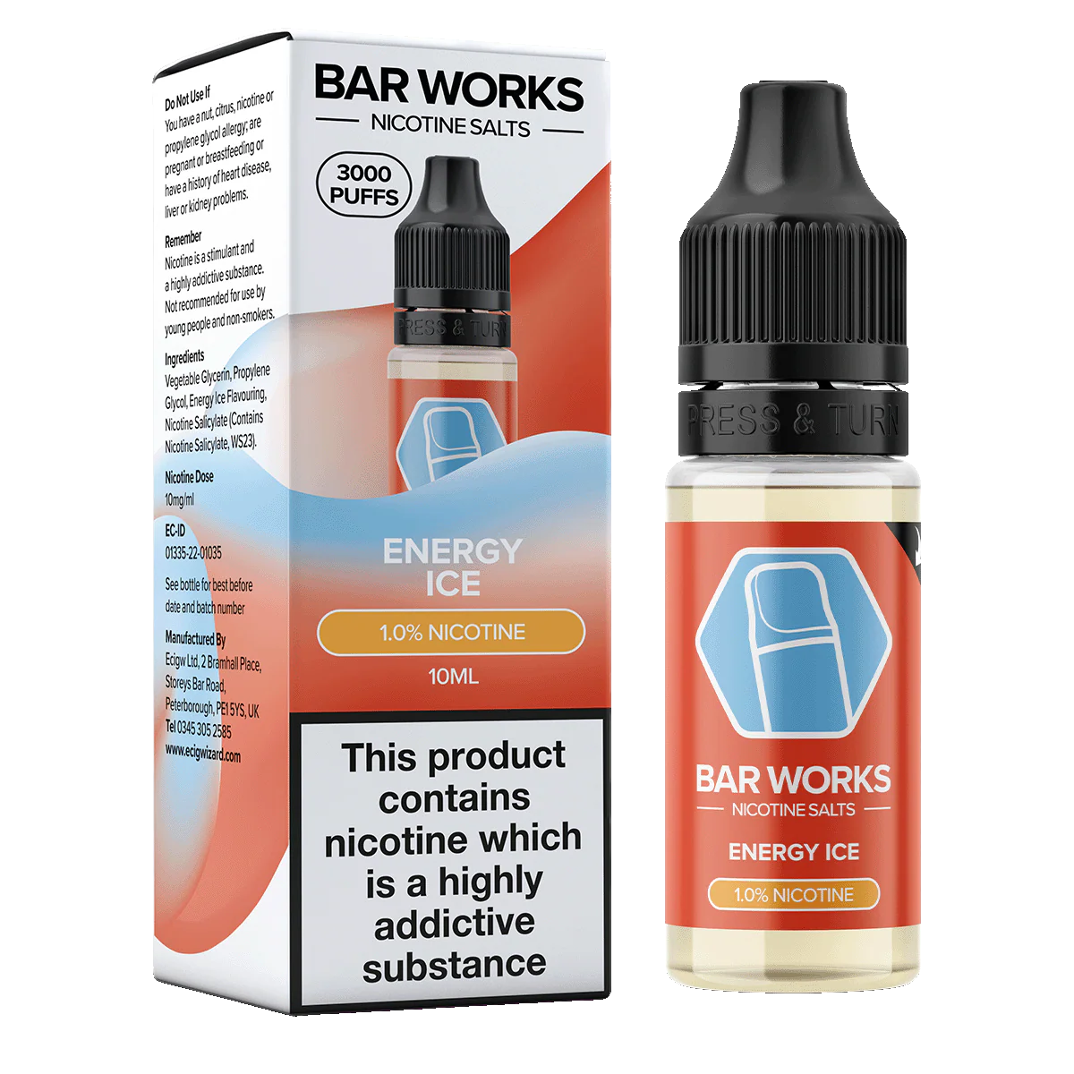 Energy Ice Nic Salt by Bar Works - 10ml - Image 2