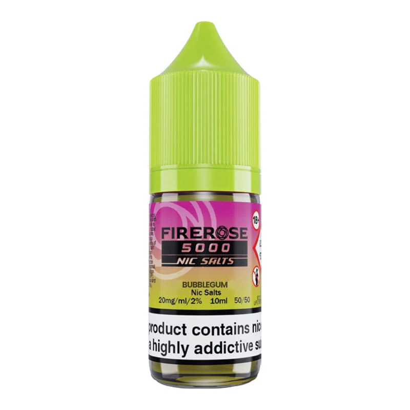 Firerose 5000 Bubblegum Nic Salt E-Liquid by Eluxtech - Image 2