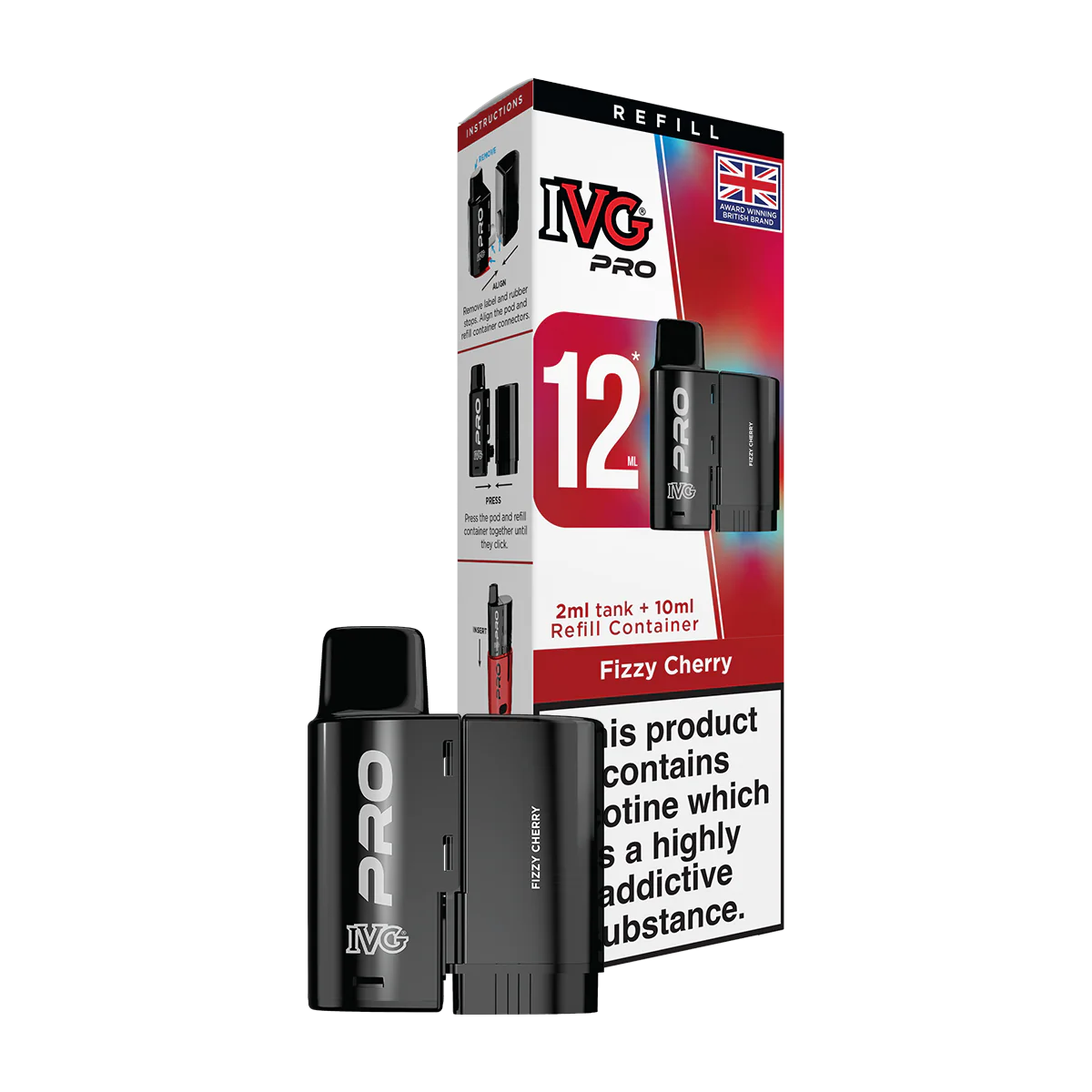 Fizzy Cherry IVG Pro 12 Refill Pack