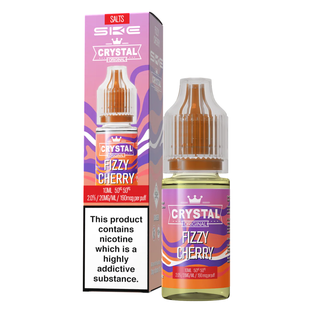 Fizzy Cherry Nic Salt by SKE Crystal 10ml - Image 2