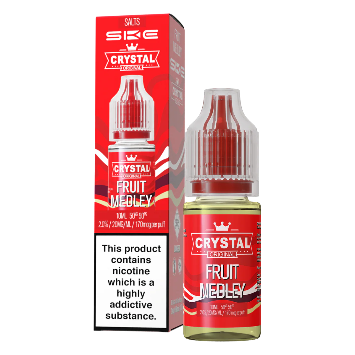 Fruit Medley Nic Salt by SKE Crystal 10ml - Image 2