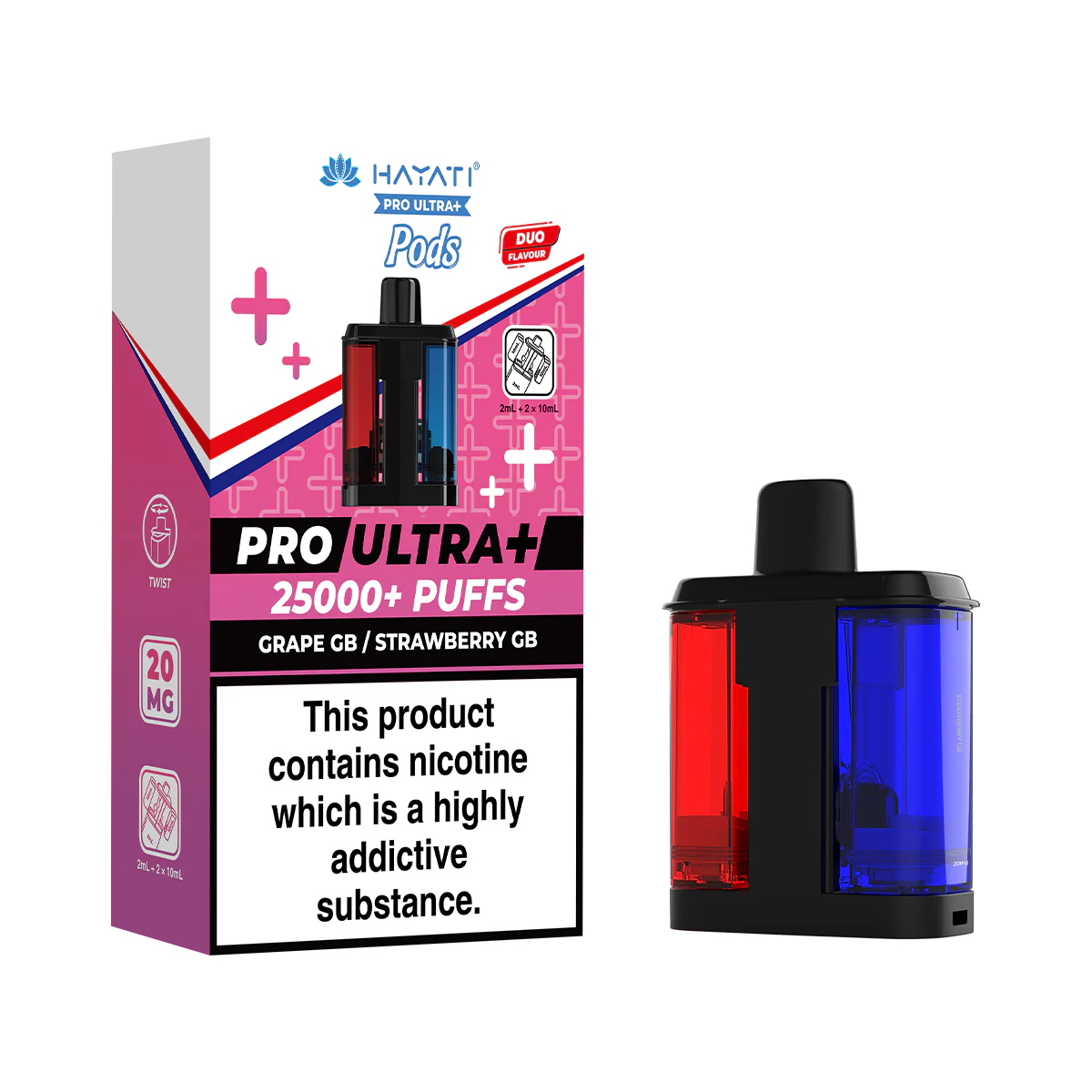 Grape GB / Strawberry GB Hayati Pro Ultra Plus Refill Pack