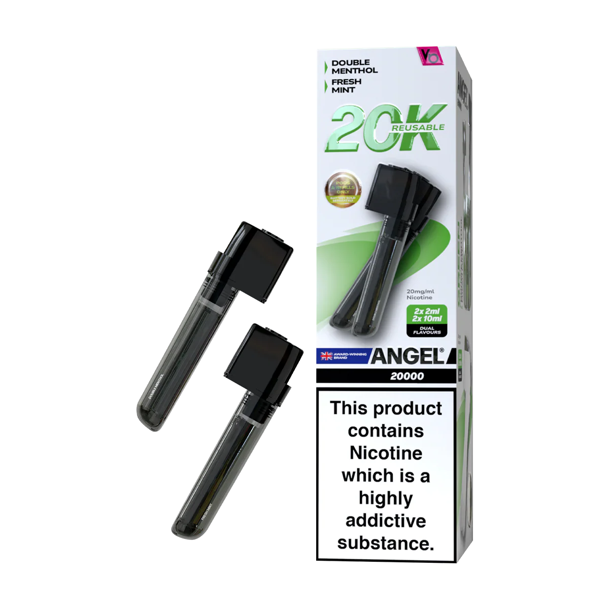 Green Edition Vapes Bars Angel 20k Refill Pack