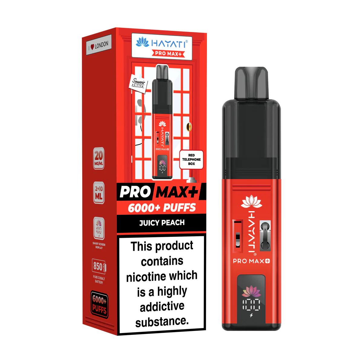 Hayati Pro Max Plus 6000 London Souvenir Edition - Image 5