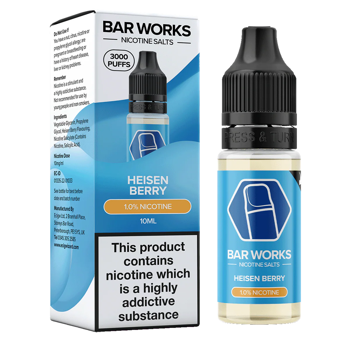 Heisen Berry Nic Salt by Bar Works - 10ml - Image 2