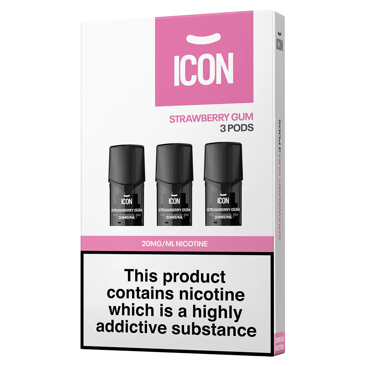 ICON Vape Strawberry Gum Pods (Pack of 3) - Image 2