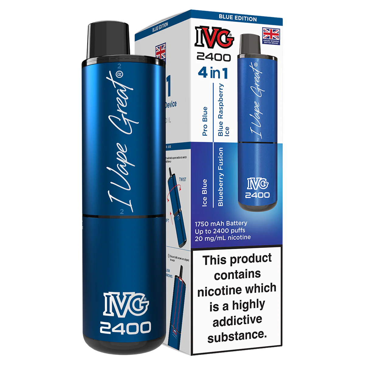 IVG 2400 Rechargeable Vape Kit - Image 10