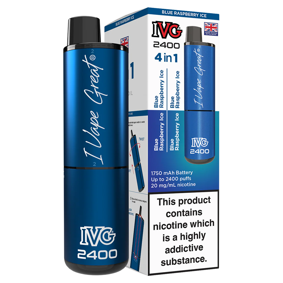 IVG 2400 Rechargeable Vape Kit - Image 11