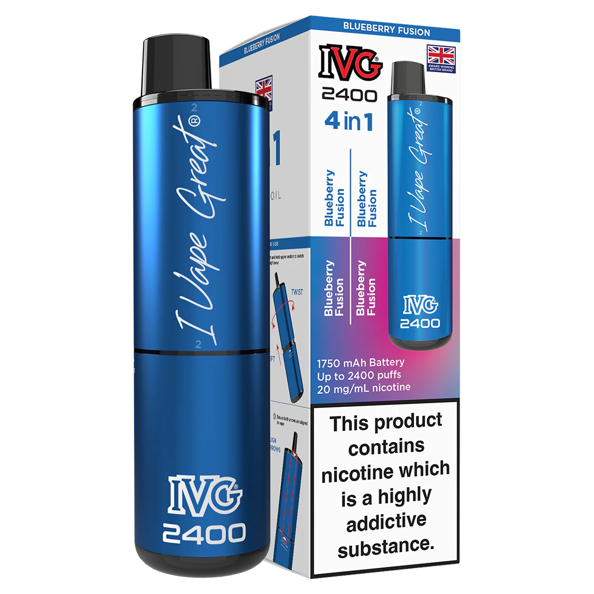 IVG 2400 Rechargeable Vape Kit - Image 13