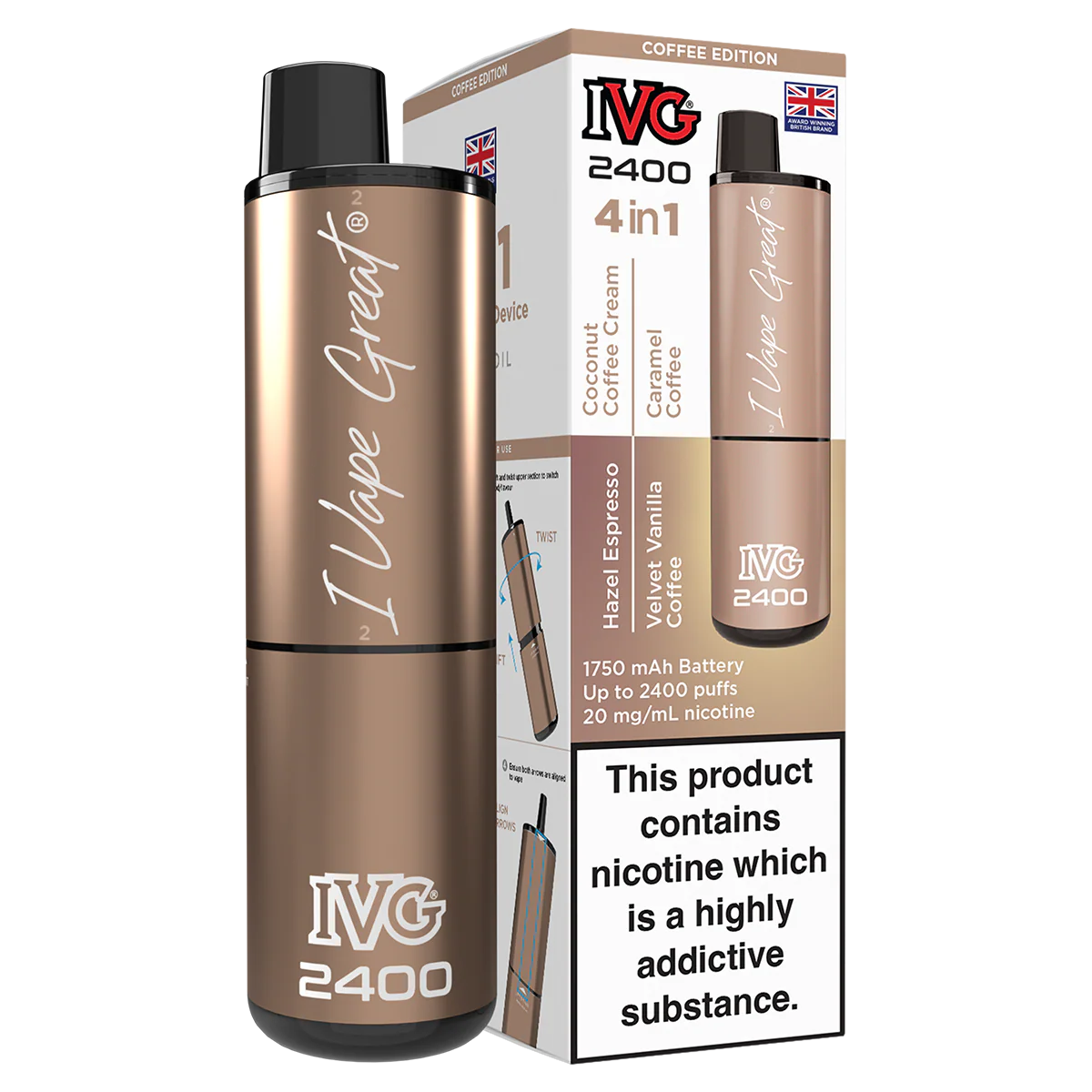 IVG 2400 Rechargeable Vape Kit - Image 18