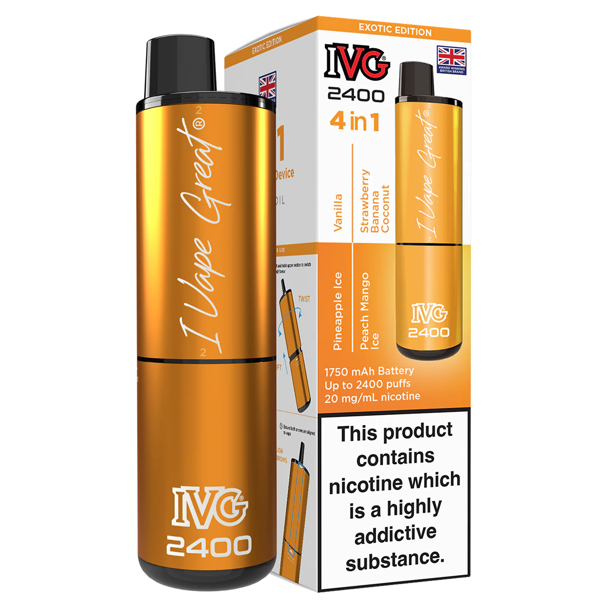 IVG 2400 Rechargeable Vape Kit - Image 19