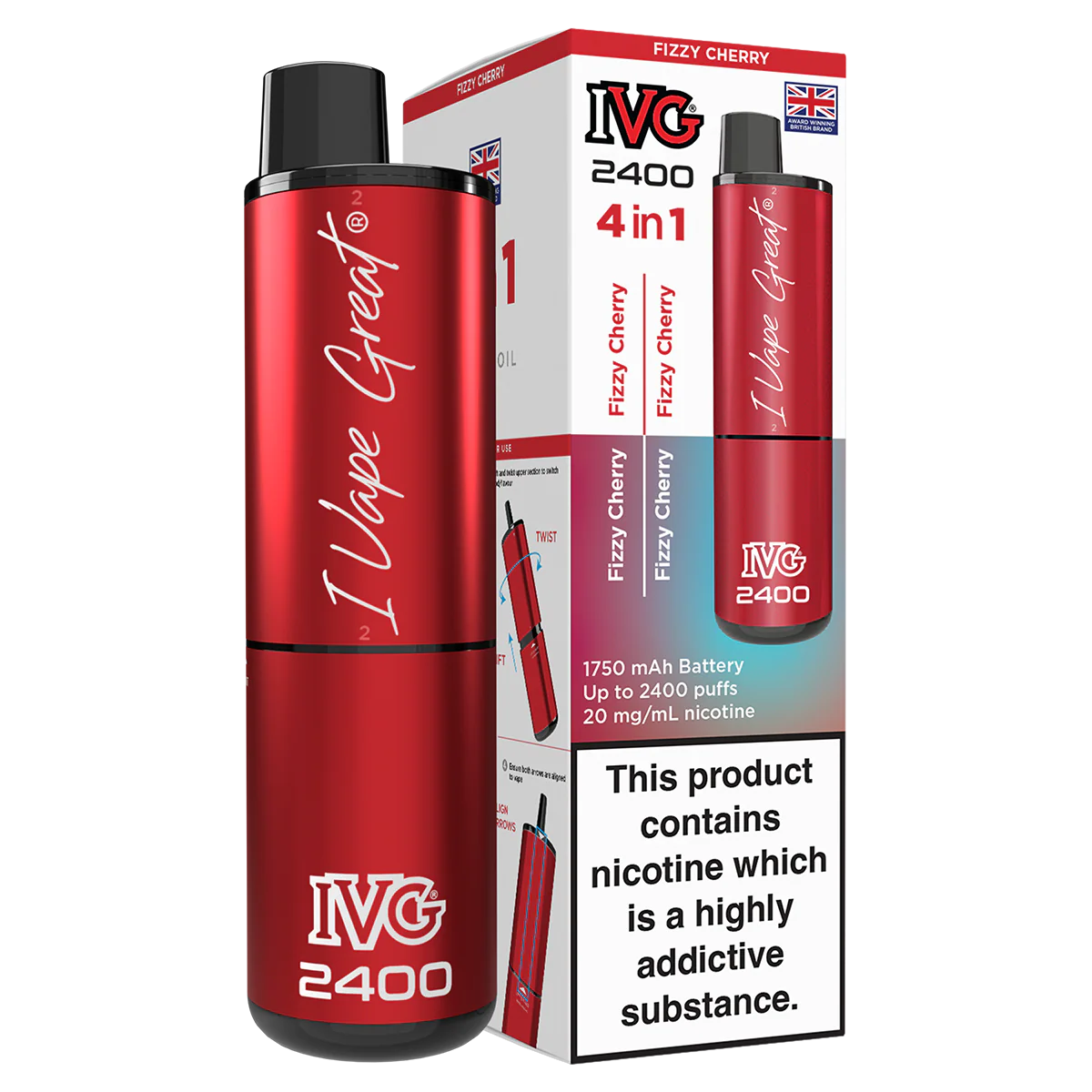 IVG 2400 Rechargeable Vape Kit - Image 20