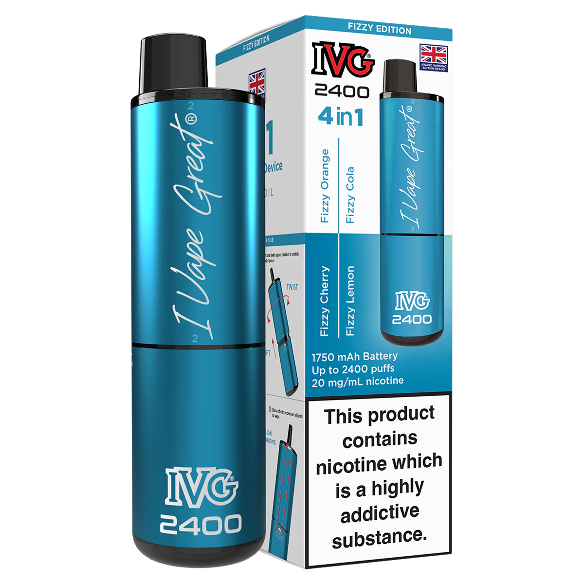 IVG 2400 Rechargeable Vape Kit - Image 21