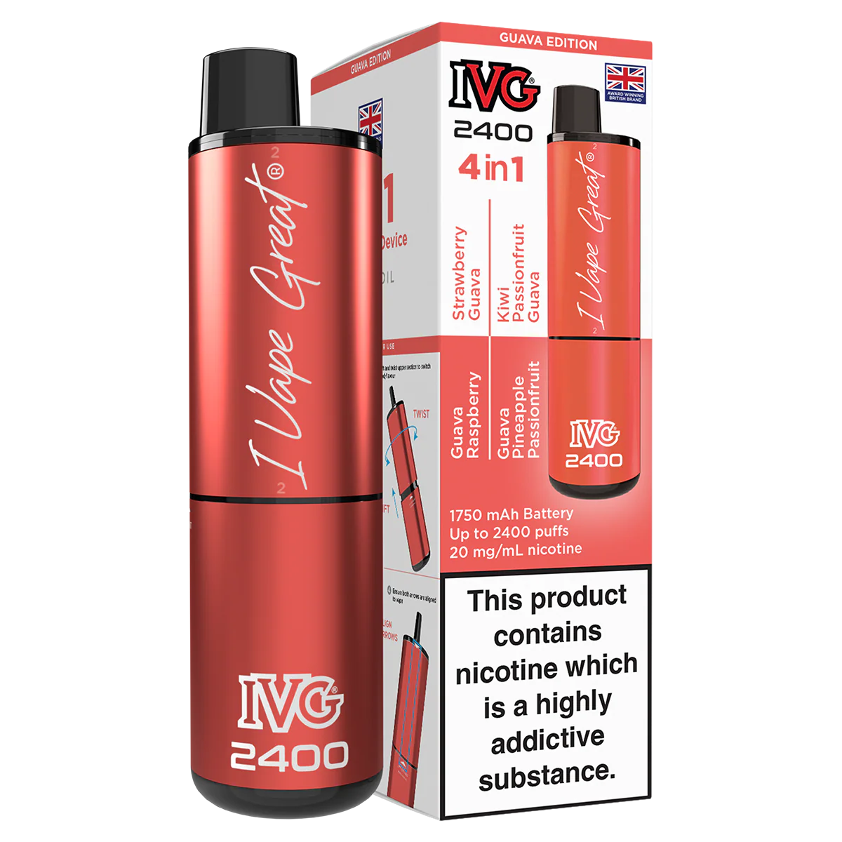 IVG 2400 Rechargeable Vape Kit - Image 26