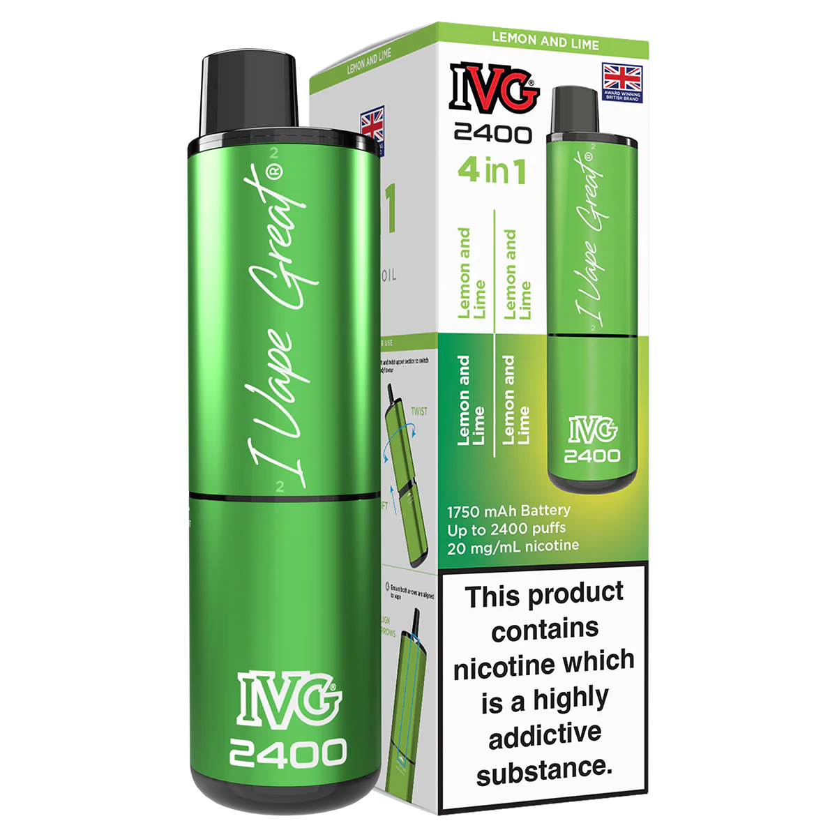 IVG 2400 Rechargeable Vape Kit - Image 28
