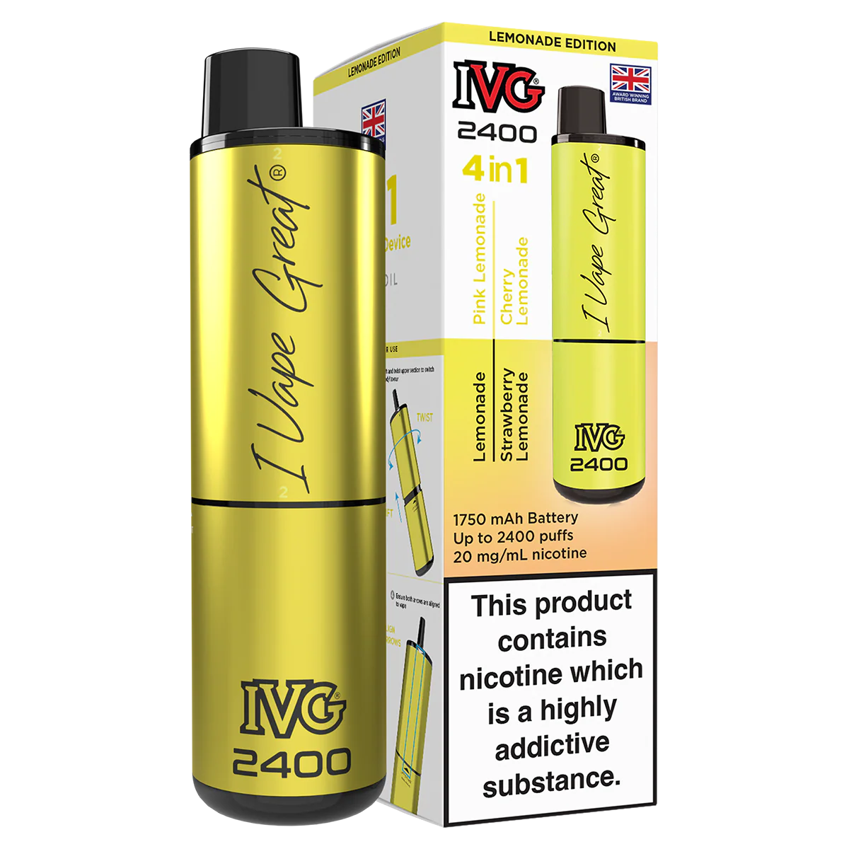 IVG 2400 Rechargeable Vape Kit - Image 30