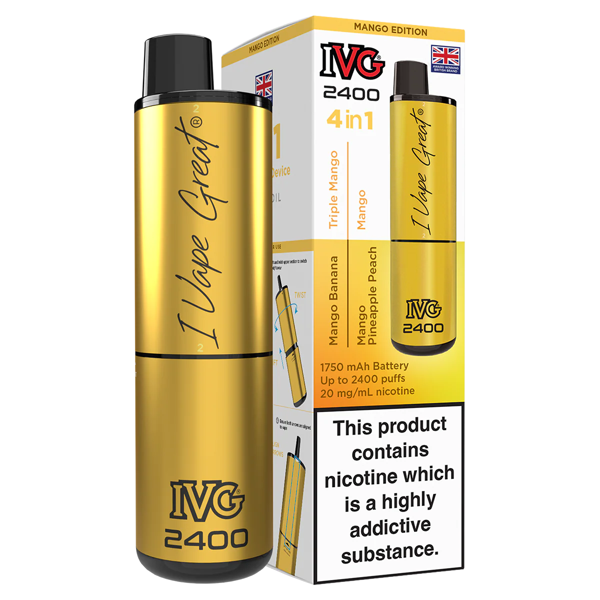 IVG 2400 Rechargeable Vape Kit - Image 31