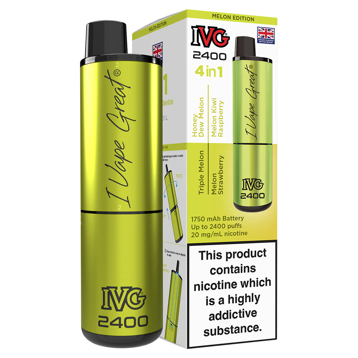 IVG 2400 Rechargeable Vape Kit - Image 32