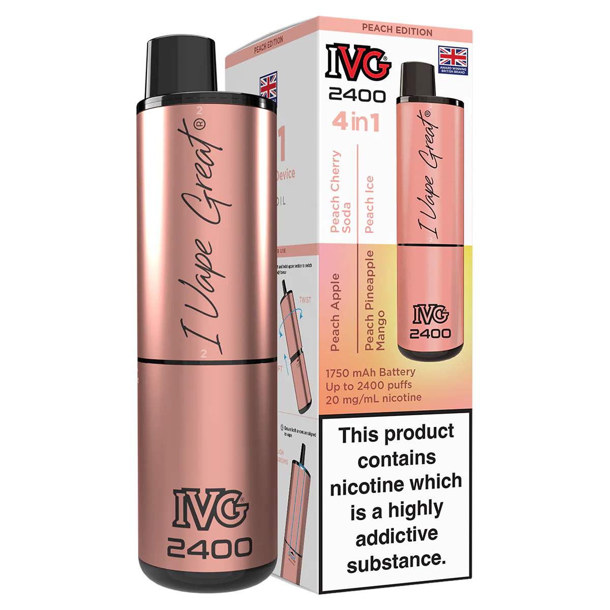 IVG 2400 Rechargeable Vape Kit - Image 35