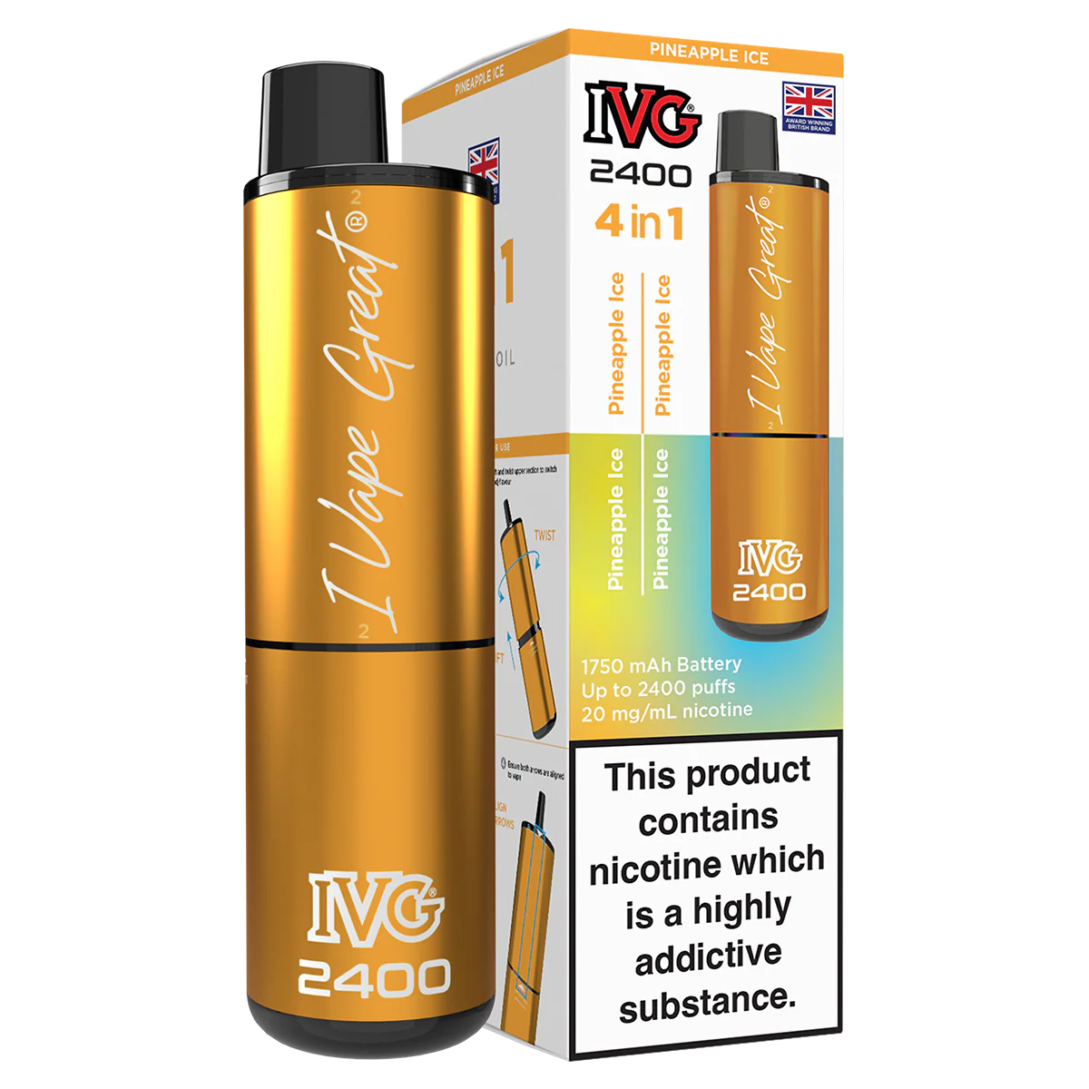 IVG 2400 Rechargeable Vape Kit - Image 37