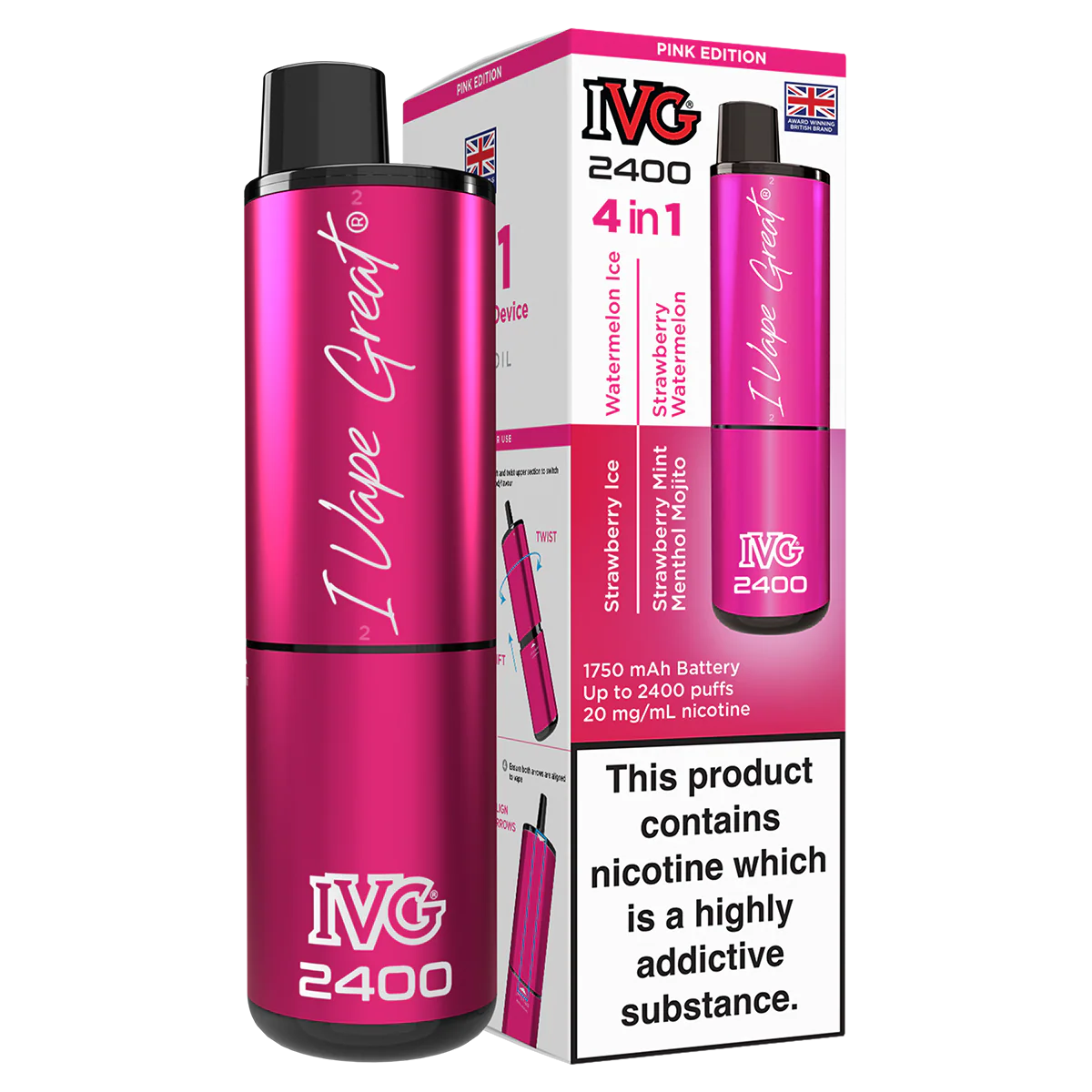 IVG 2400 Rechargeable Vape Kit - Image 38