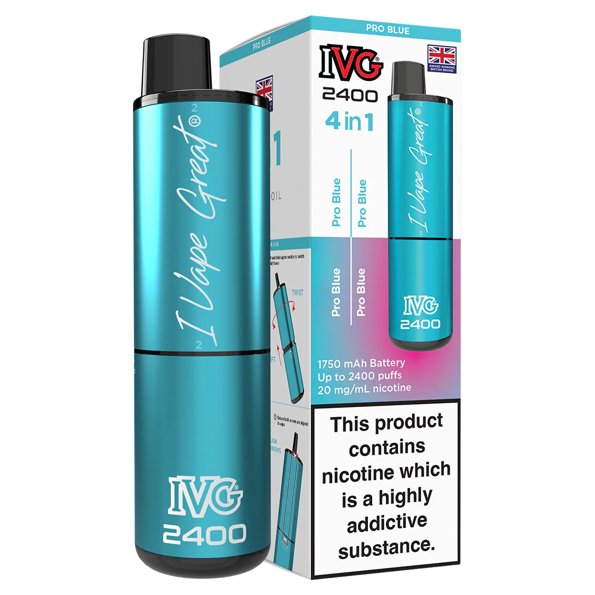 IVG 2400 Rechargeable Vape Kit - Image 41