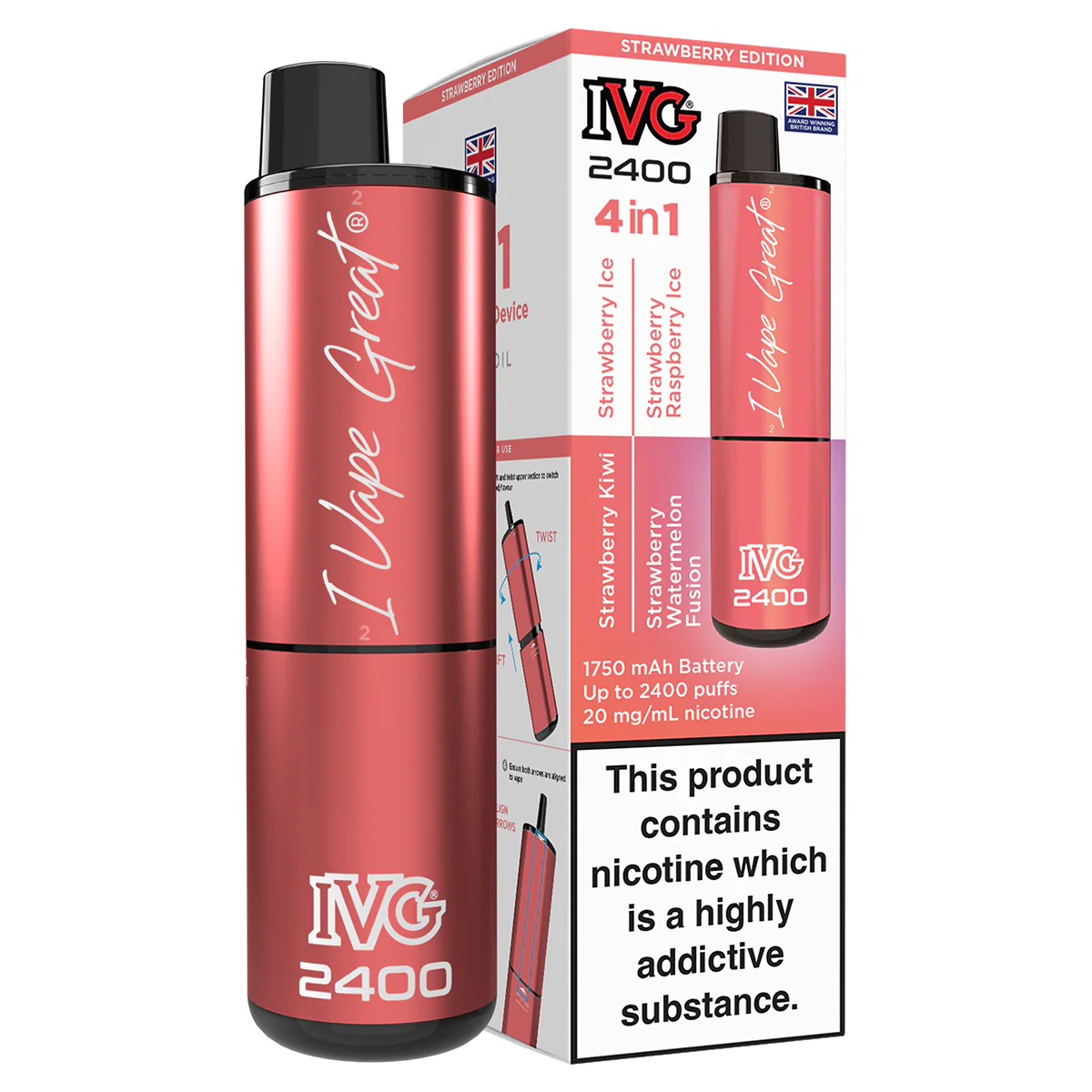 IVG 2400 Rechargeable Vape Kit - Image 46
